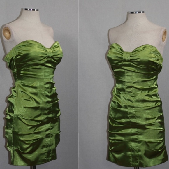 Speechless Green Halter Dress - Picture 1 of 13